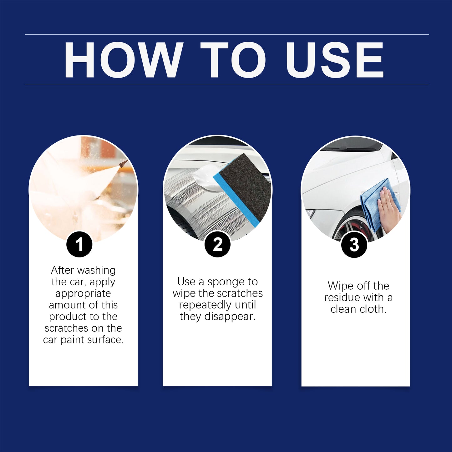 Homonth Automotive Scratch Care Agent Removing Marks Abrasive Paint Polishing Wax Car Scratch Repair