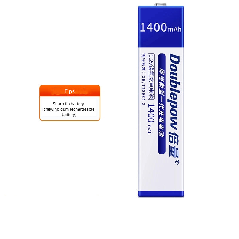 Chewing gum battery charger with 2 slots intelligent 1.2V nickel hydrogen rechargeable battery size 5 and 7 UK201 charger