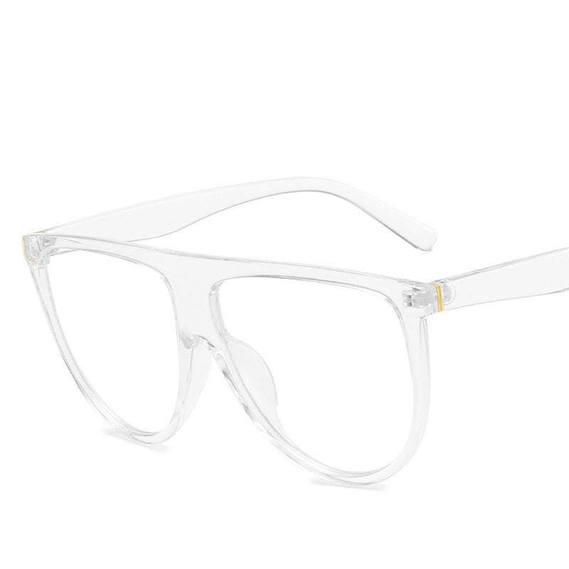 Large frame ins sunglasses one-piece sunglasses for women Personalized beach catwalk Internet celebrity glasses trend