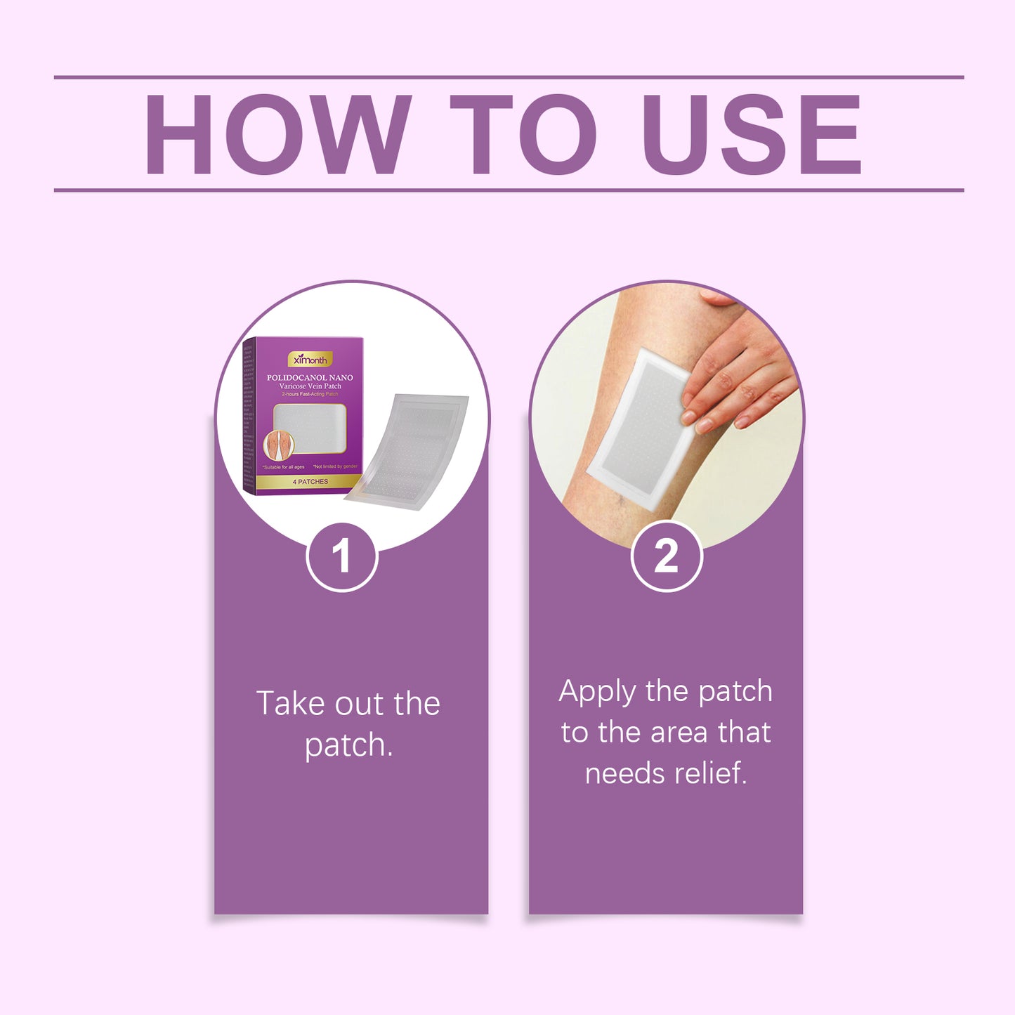 Ximonth Leg Care Patches, Gentle Nourishing And Soothing Leg Comfort External Care Patch