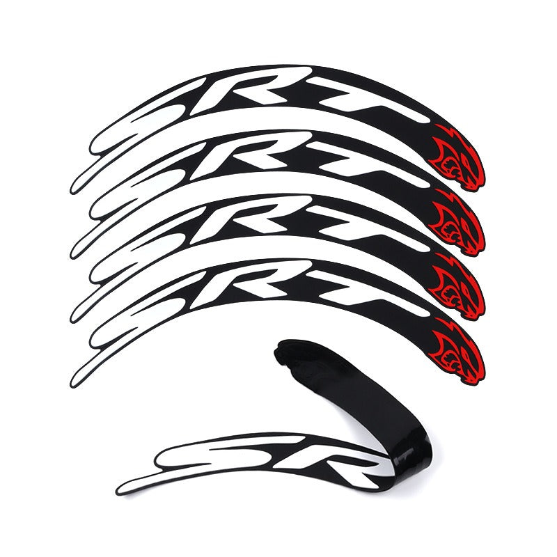 Car tire stickers