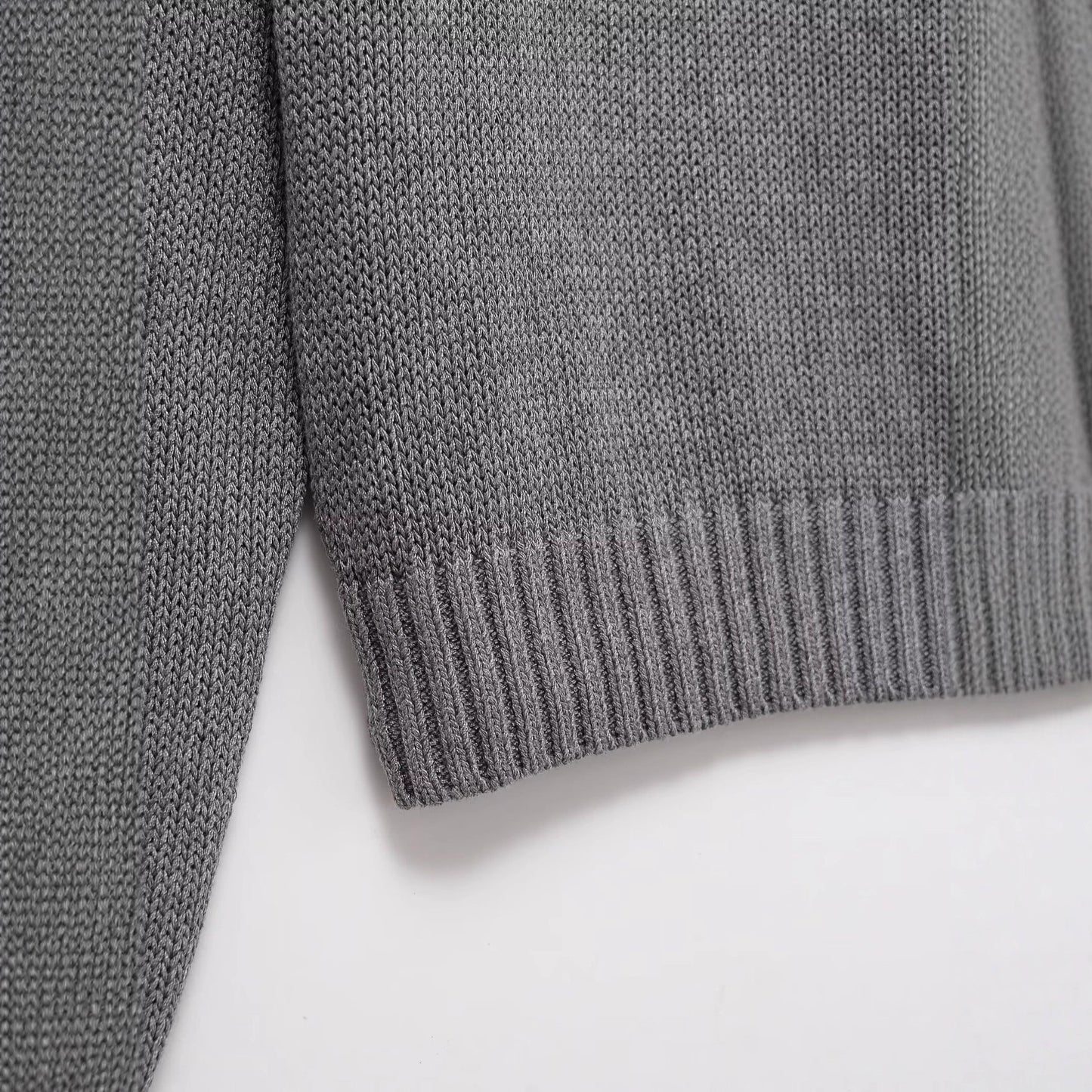Rundhalsausschnitt, Knopfverzierung, Pullover, Strickpullover, Oberteil für Damen
