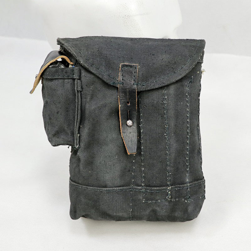 Cold War: Directly sourced original Russian items. Issued - Soviet Marines' black 4 - compartment AK mag pouch.