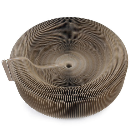 Creative accordion cat scratching board pet supplies decompression grinding claws corrugated paper cat specific - 2 pieces