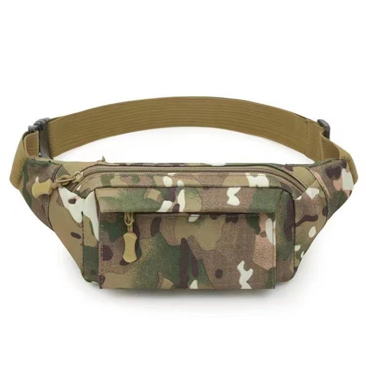 Men's waist bag mobile phone bag multifunctional sports and leisure men's bag outdoor camouflage bag