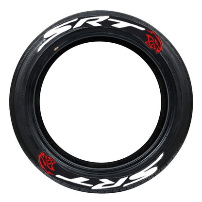 Car tire stickers