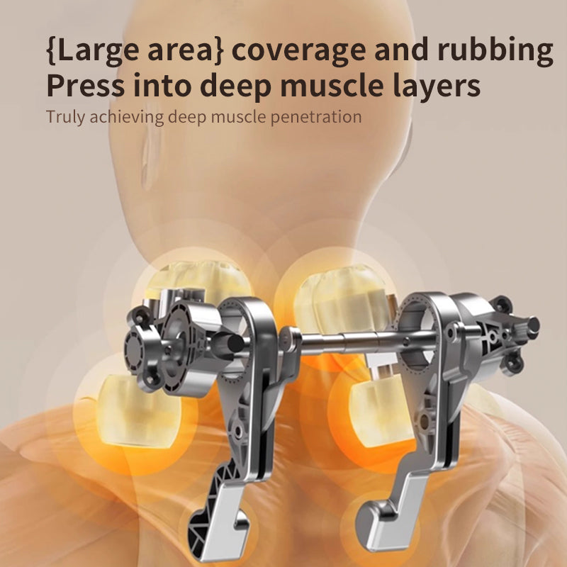 Diagonal massage machine shoulder and neck massage machine cervical hot compress home cervical massage machine ﻿