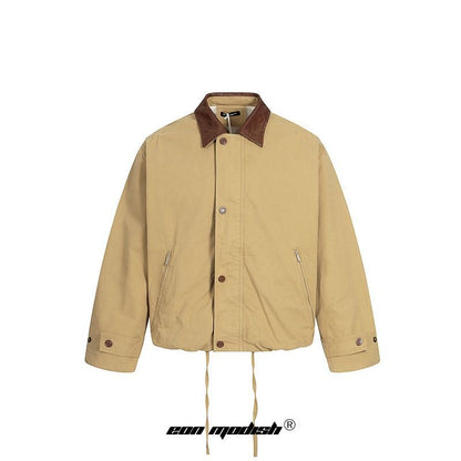 Street Trend High-Street Personalized Colorblock Loose Jacket