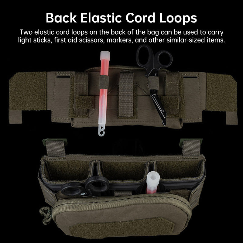Agilit Style 2nd Layer Admin Pouch: Taktische Aufbewahrung für Multikaliber-Magazine, Airsoft-Weste/Plattenträger