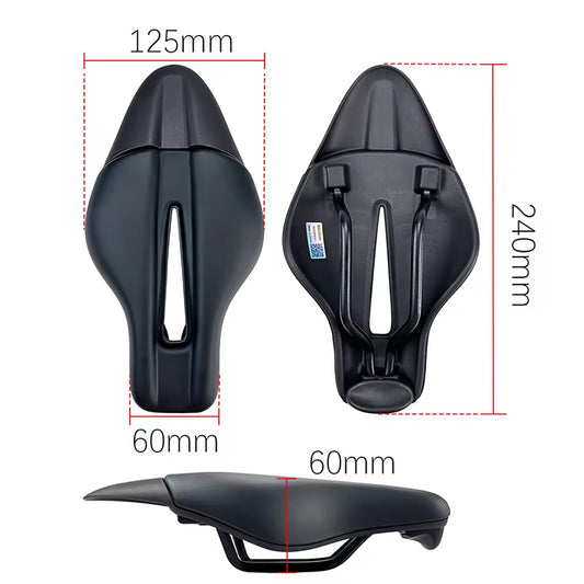 TT Time Trial/MTB Cycling Saddle: Seatless Triathlon Option for Road & Fixed-Gear Bikes