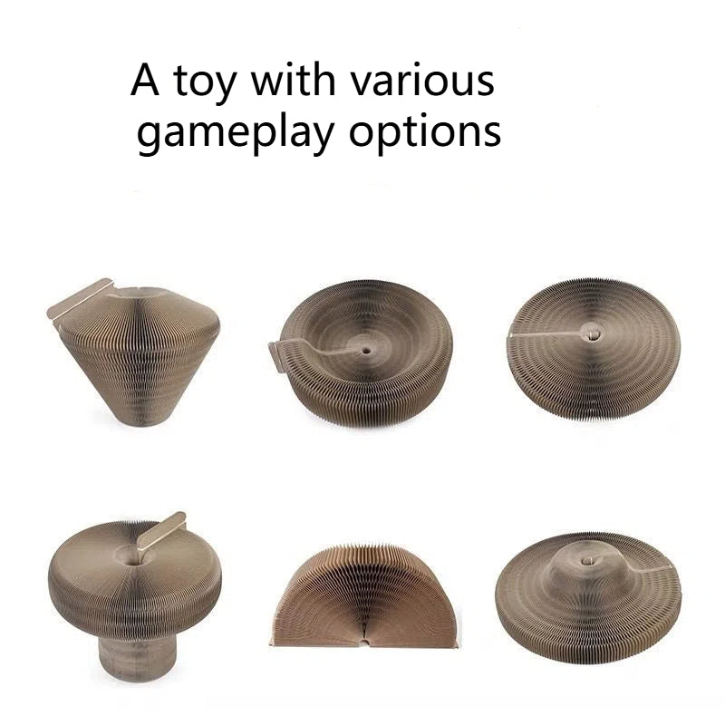 Creative accordion cat scratching board pet supplies decompression grinding claws corrugated paper cat specific - 2 pieces