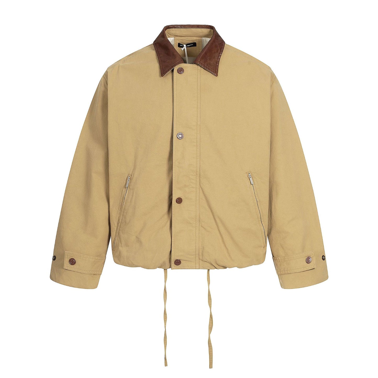 Street Trend High-Street Personalized Colorblock Loose Jacket