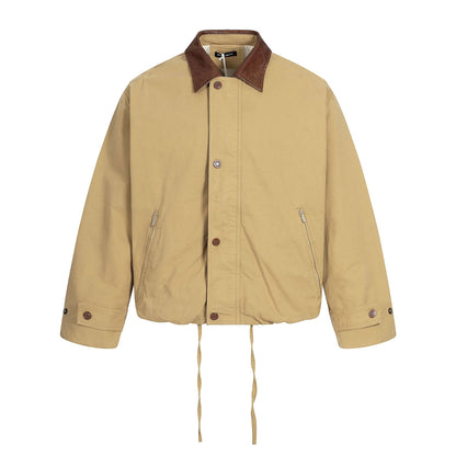 Street Trend High-Street Personalized Colorblock Loose Jacket