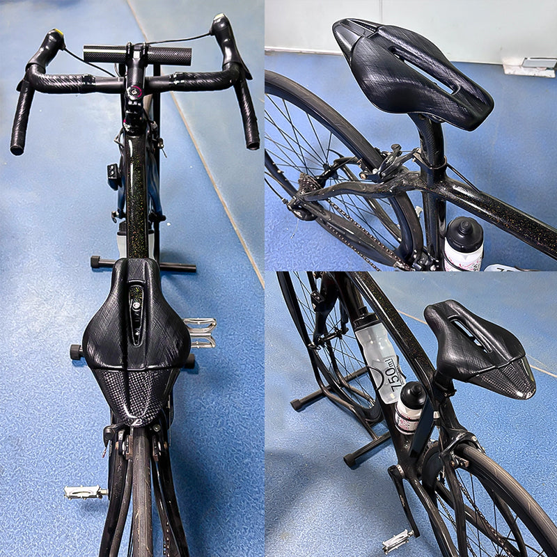 TT Time Trial/MTB Cycling Saddle: Seatless Triathlon Option for Road &amp; Fixed-Gear Bikes