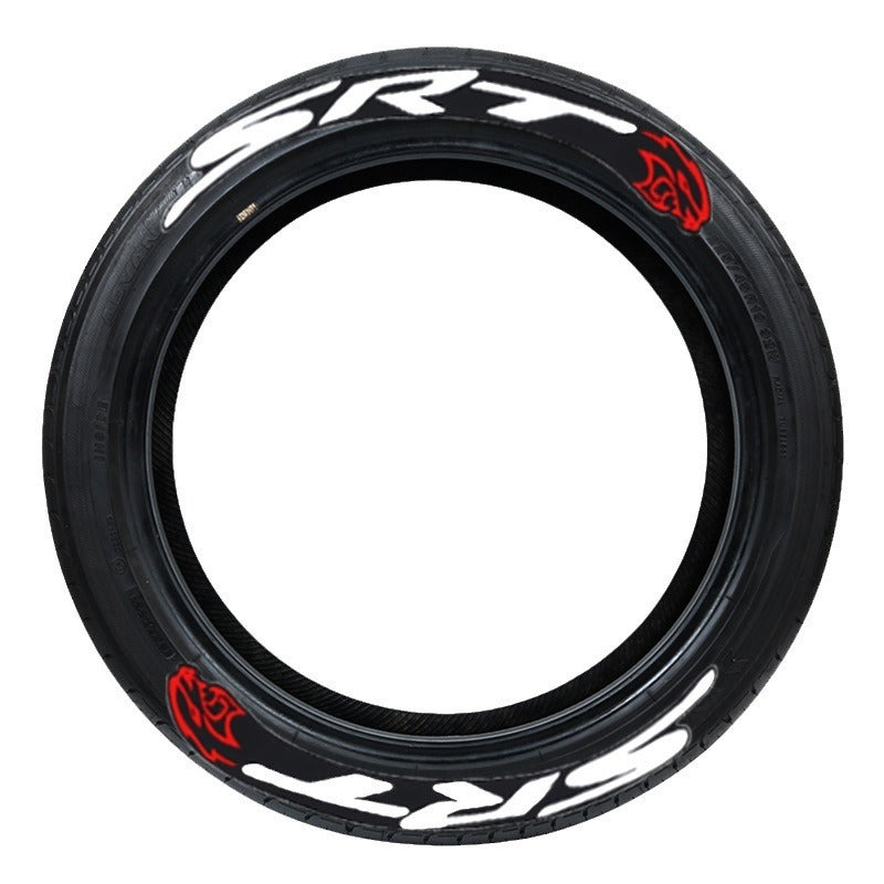 Car tire stickers
