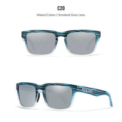 Classic polarized sunglasses for men and women ultra light driving glasses colorful real film sunglasses