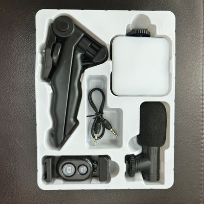 Desktop Beauty Leg Pocket Fill Light with Microphone Set Single Reflex Conference Lamp Handheld Photography with Microphone