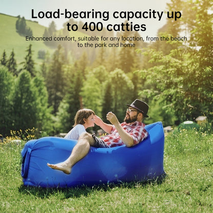 Outdoor lazy inflatable sofa Portable beach air sofa Foldable inflatable camping sofa bed One-person sleeping bag