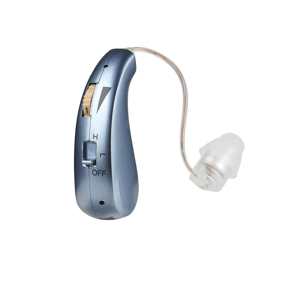 1Pair of Invisible Hearing Aids for Seniors with Sound Amplifier and Assistive Listening Earphones