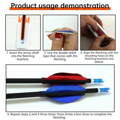 DIY Archery Spiral Fletching Jig – Fits Recurve & Compound Bow Arrow Vanes