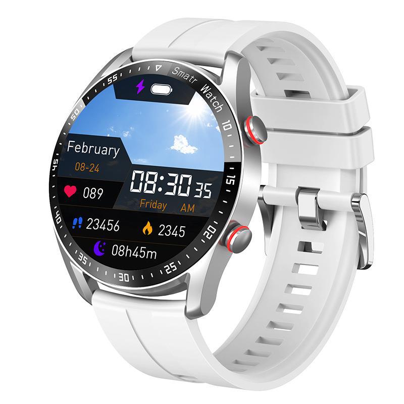 HW20 Smart Watch ECG+PPG Business Stainless Steel Strap 1.46 Large Screen Bluetooth Call Smart Watch
