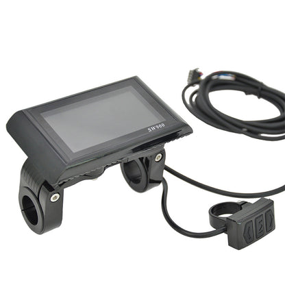 5/6-pin SW900 color smart meter, e-scooter/mountain bike LCD data display modification part.