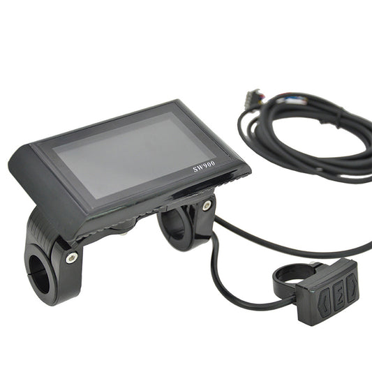 5/6-pin SW900 color smart meter, e-scooter/mountain bike LCD data display modification part.