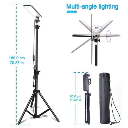 Camping Light LED Rechargeable Outdoor Tent Light USB 5V Power Supply 1.8 Meter Telescopic Pole
