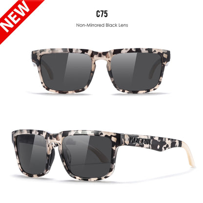 Classic polarized sunglasses for men and women ultra light driving glasses colorful real film sunglasses