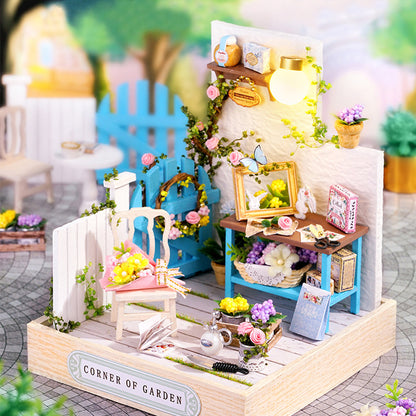 DIY Little House Happy One Pavilion Handgemachtes Montagemodell Spielzeug