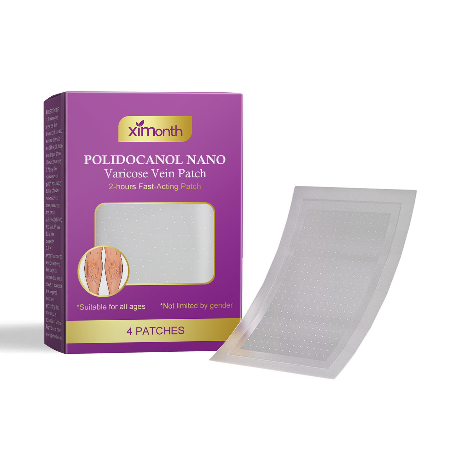 Ximonth Leg Care Patches, Gentle Nourishing And Soothing Leg Comfort External Care Patch