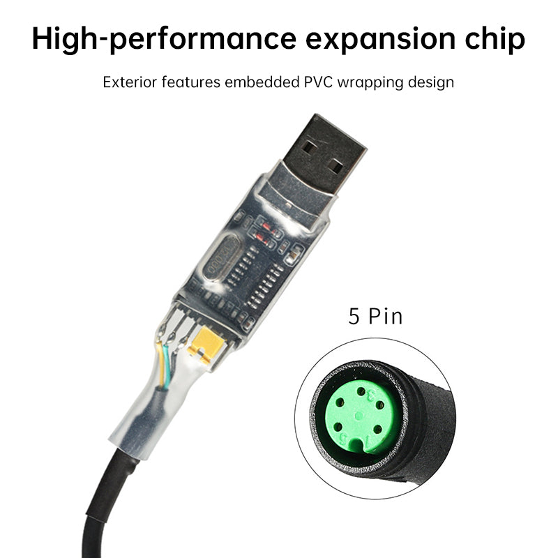 Bafang USB CAN-Bus Programming Cable for BBS01/BBS02/BBS03/BBSHD Mid-Drive E-Bike Motor