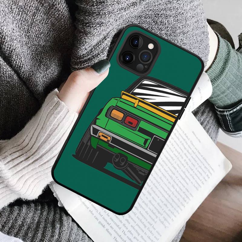 Suitable for iPhone 15 Japanese cartoon cartoon sports car phone case