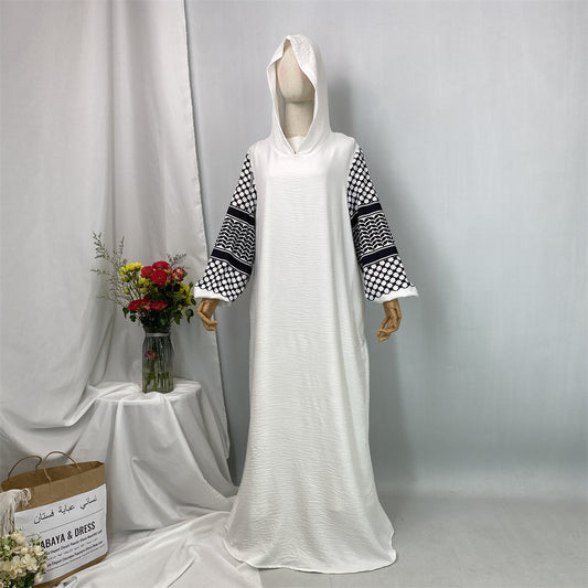 Muslims wearing hats and dresses