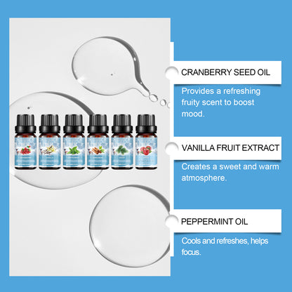 Winter Aromatherapy Oil Set, Humidifier Fragrance Essential Oil Freshens The Air And Keeps The Room Warm In Winter