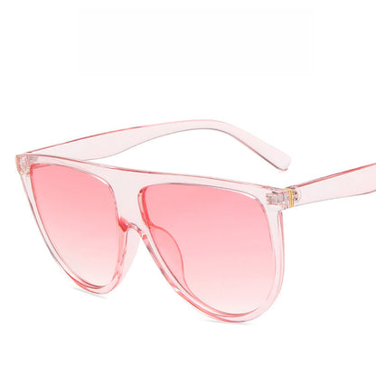 Large frame ins sunglasses one-piece sunglasses for women Personalized beach catwalk Internet celebrity glasses trend
