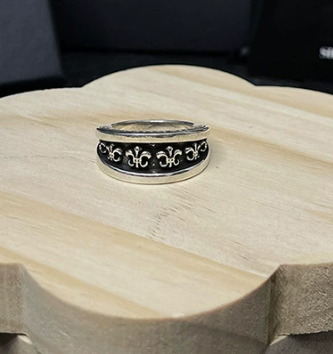 Vintage Silber Kreuz Herren und Damen Ring