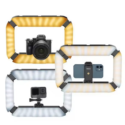 Ulanzi U200 Kamera-Ringlicht, Video-Rig, Handkamera, LED-Licht für Videoaufnahmen