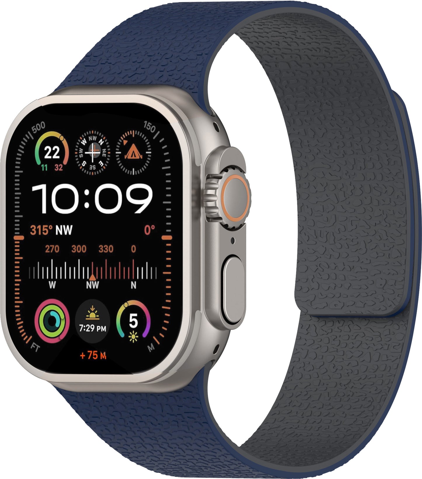 Apple iWatch, Huawei Watch 5, Samsung GT5 Silicone Watch Band with Soft Magnetic Adsorption and Lychee Pattern
