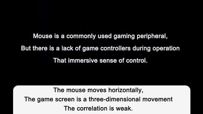 Shooting Game Mouse Gun style Vertical Handle Grip Trigger Features Pistol Vertical Dedicated Wired Peripheral