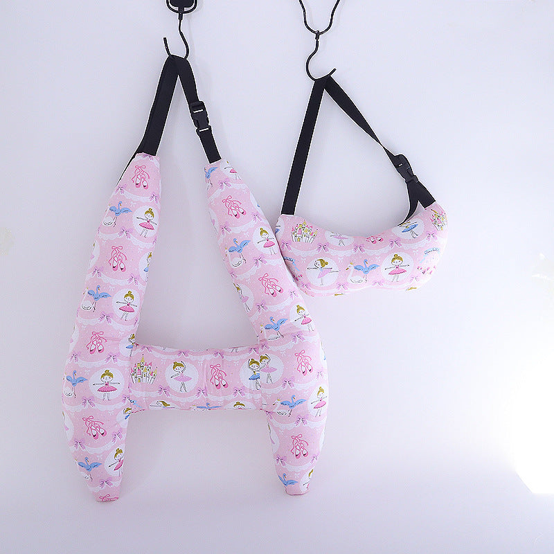 Car Sleeping Pillow Dual purpose Cotton Breathable Summer Car Adult Children Washed Pillow Interior Supplies