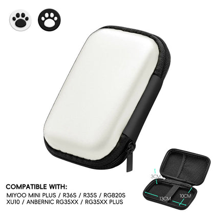 EVA hard shell bag suitable for R35S/R36S handheld game console protection bag video game console accessory storage bag