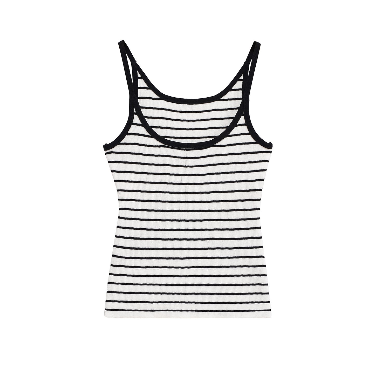 Striped Spaghetti Strap Top for Women Style, Slim Fit, Casual Office Wear