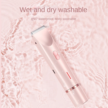 Double headed shaver new electric hair removal device women's private pubic hair removal device