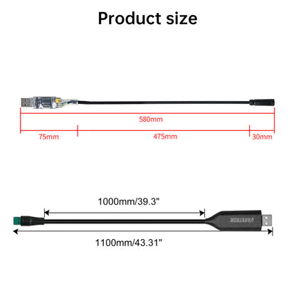 Bafang USB CAN-Bus Programming Cable for BBS01/BBS02/BBS03/BBSHD Mid-Drive E-Bike Motor