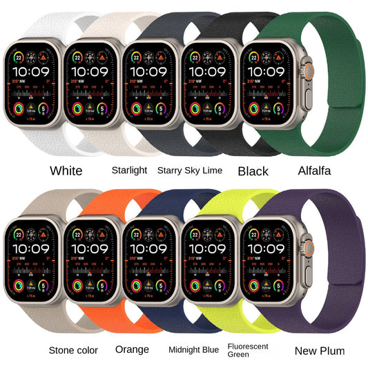 Apple iWatch, Huawei Watch 5, Samsung GT5 Silicone Watch Band with Soft Magnetic Adsorption and Lychee Pattern
