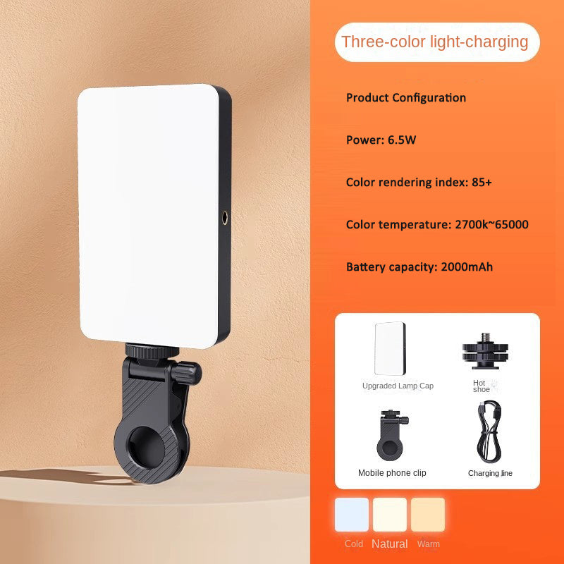 Cross-border Mobile Live Streaming Video Photography Fill Light LED Flash Light Camera Lighting Lamp Video Conference VLOG Lamp