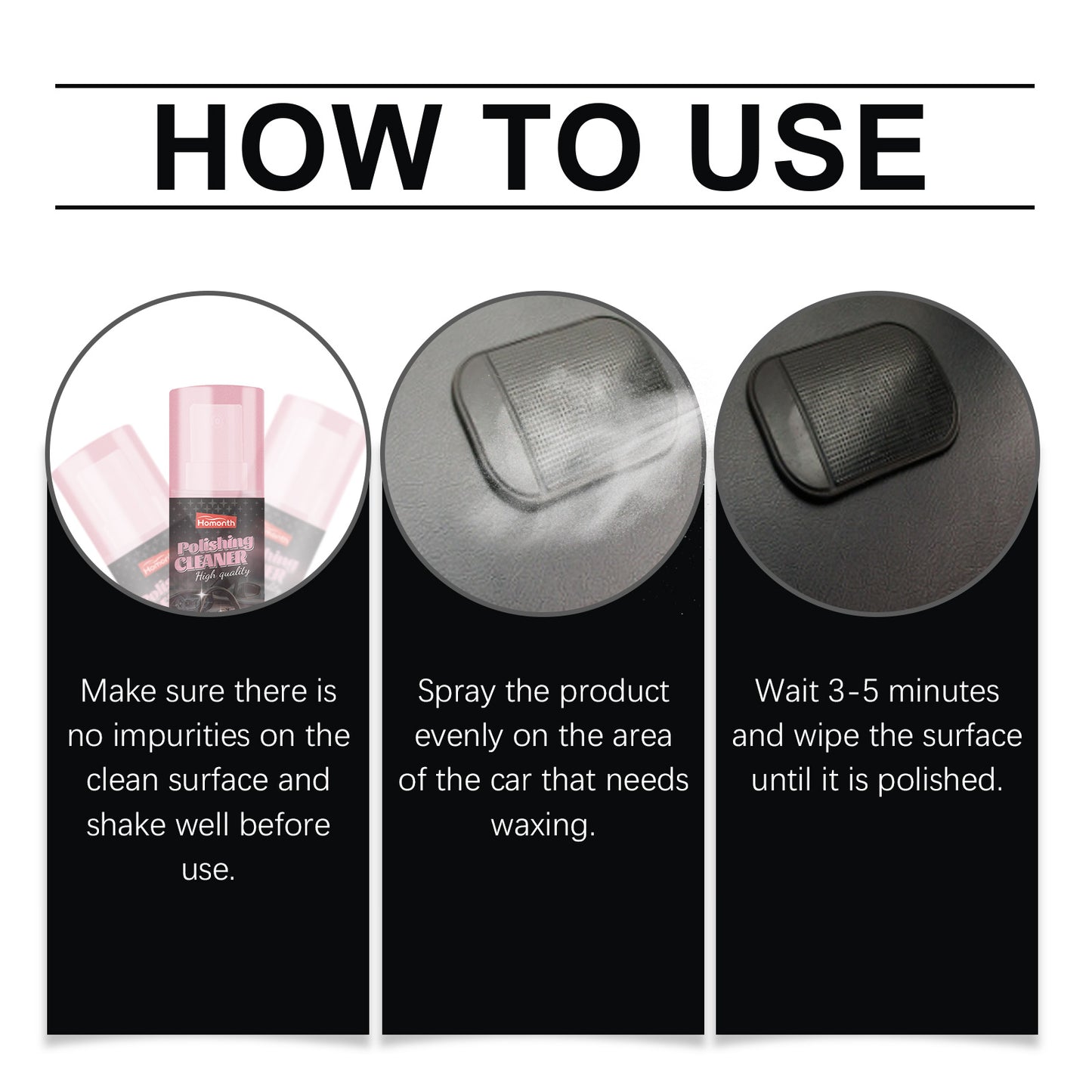 Homonth Car Interior Retreader, Car Leather Interior Care Retreading Gentle Cleaning Decontamination Polishing