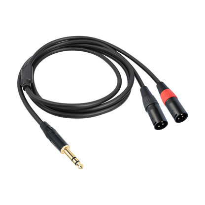 1/4 TRS stereo 6.35 rpm dual card Nong Gong XLR 1/2 mixing console connection cable