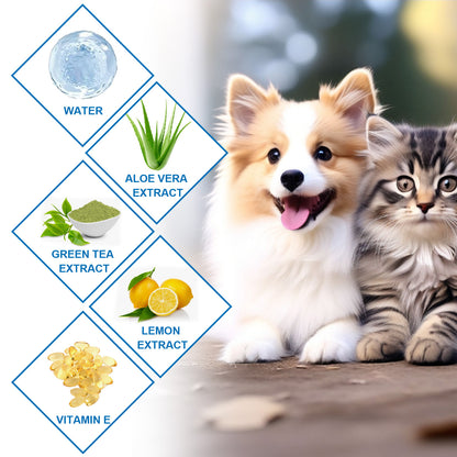 Pet Finger Wipes, Ear Care Finger Cover Ear Wax Ear Mite Cleaning Care